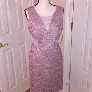 Pink sparkle Nwt En focus 12 bridesmaid dress